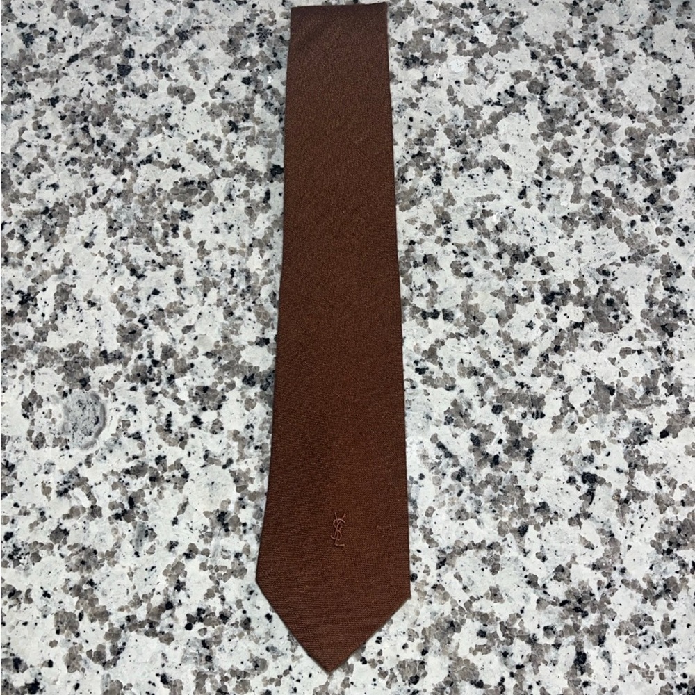 Vintage Yves Saint Laurent Twill Tie